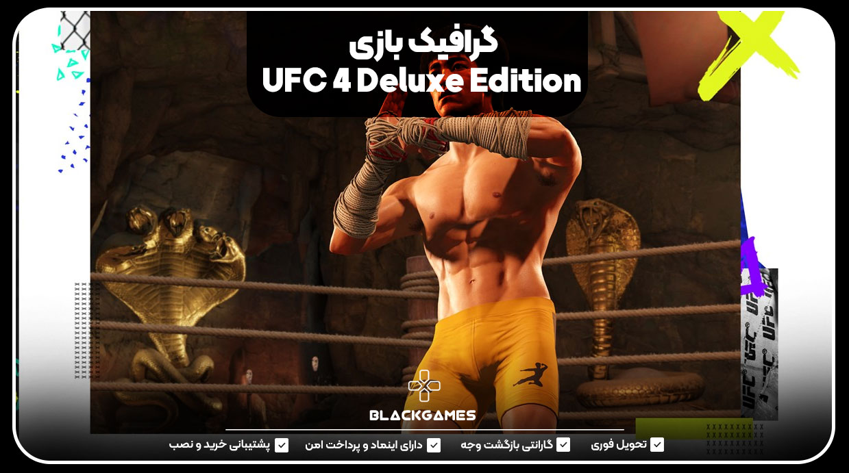 گرافیک بازی UFC 4 Deluxe Edition