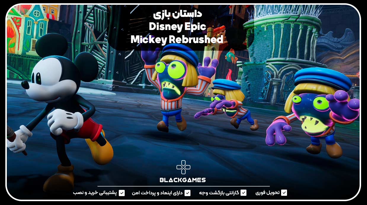 داستان بازی Disney Epic Mickey: Rebrushed