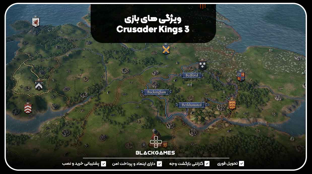 ویژگی‌های بازی Crusader Kings 3