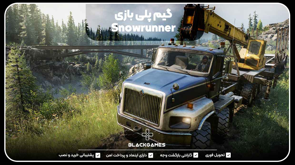 گیم پلی بازی Snowrunner